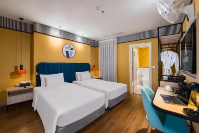 豪华双床间 — A25 Premium Hotel - 130 Bà Triệu